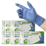 Jointown Nitrile Exam Gloves Violet Blue 3 Mil XS XL Eco Friendly-0