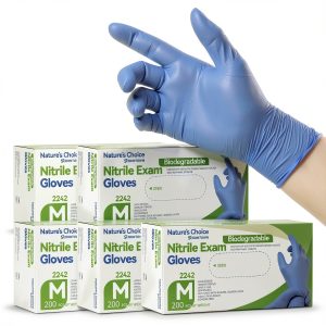 Jointown Nitrile Exam Gloves Violet Blue 3 Mil XS XL Eco Friendly-0