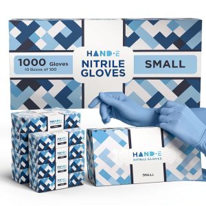 Nitrile Disposable Gloves Hand-E Touch Medical 3mil LatexFree-0