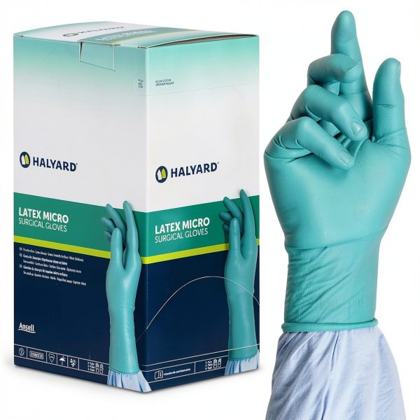 HALYARD Micro Surgical Gloves Twenty Percent Thinner Powder Free Latex-0
