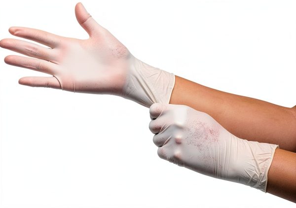 Mckesson Confiderm Ivory Latex Exam Gloves Small 9.4" Powder-Free-2