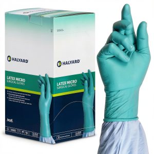 HALYARD Surgical Gloves Thin Latex Powder-Free with HYDRASOFT-0