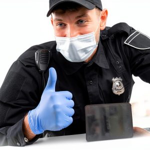 Medical-Grade Nitrile Gloves 1st Choice Blue Indigo 3mil Box of 100-0