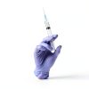 FifthPulse latex free nitrile gloves Lilac and Burgundy Small to XL-4
