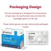Dealmed Disposable Sterile Latex Gloves Box & Case, Unisex Sizes 5.5-9-3
