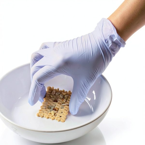 FifthPulse latex free nitrile gloves Lilac and Burgundy Small to XL-2