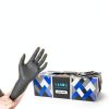 Hand-E Touch Black Disposable Medical Gloves Extra Strong Powder Free-7