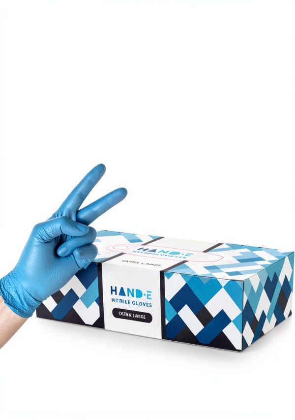 Nitrile Disposable Gloves Hand-E Touch Medical 3mil LatexFree-7