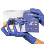 FifthPulse Nitrile Gloves Non Latex Disposable Multiple Colors Sizes-0
