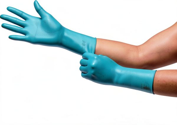 McKesson Perry Dark Green Synthetic Surgical Gloves 50 ct Sterile-1