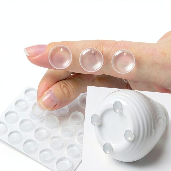 Cabinet Bumpers Adhesive Door Stops Silicone Pads by FELTECHELECTR-2